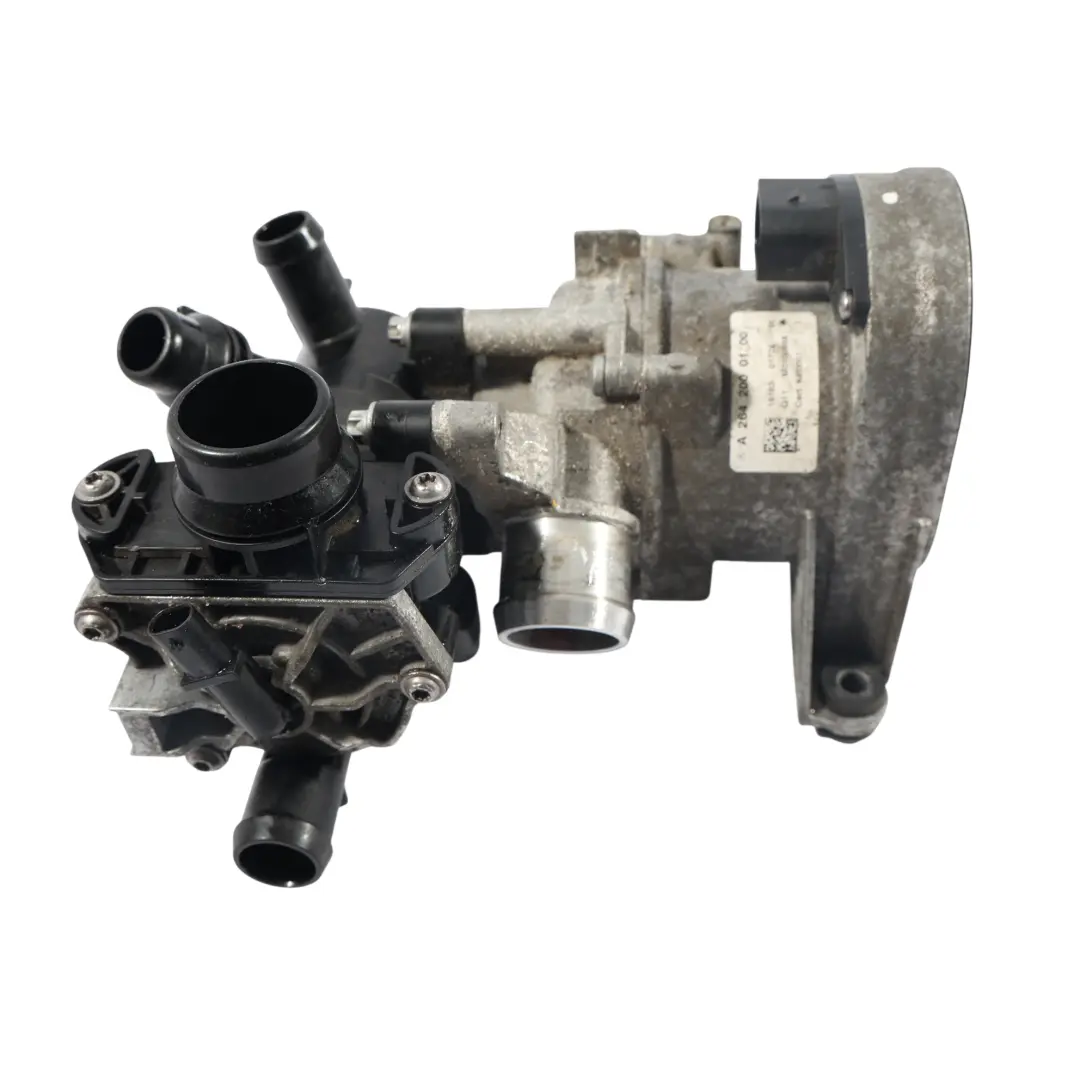 Pompa Wody Termostat Chłodnicy M264 do Mercedes W205 o numerze A2642000100 Mercedes W205 Pompa Wody Termostat Chłodnicy M264 - SKU A2642000100-1 - Numer Części A2642000100
