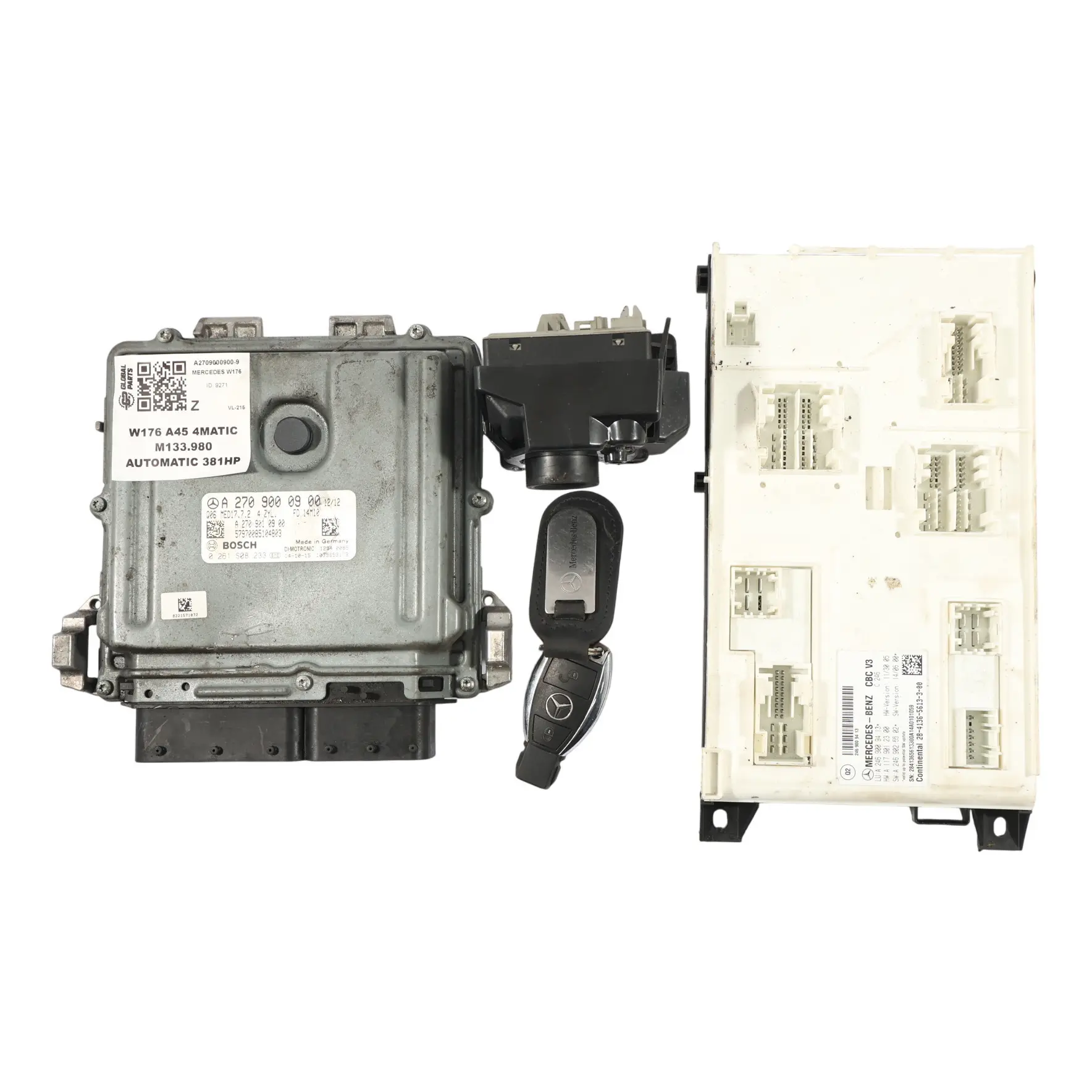 Mercedes W176 A45 4Matic M133.980 381HP Motor Steuer Gerät A2709000900 Automatik