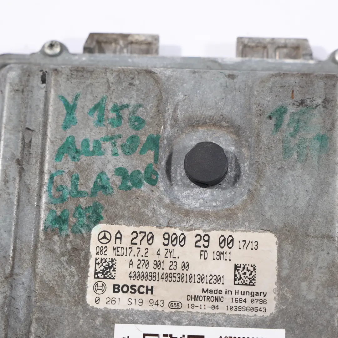 GLA200 M270.910 156HP Sterownik Silnika Automat do Mercedes X156 o numerze A2709002900 Mercedes X156 GLA200 M270.910 156HP Sterownik Silnika Automat - SKU A2709002900 - Numer Części A2709002900