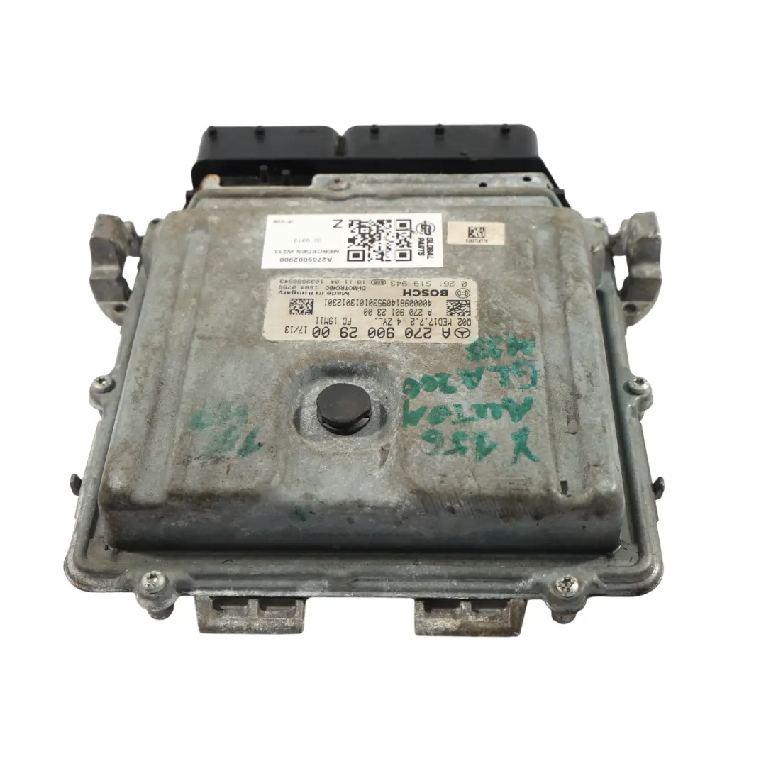 GLA200 M270.910 156HP Motore Controllo Automatico per Mercedes X156 con numero di parte A2709002900 Mercedes X156 GLA200 M270.910 156HP Motore Controllo Automatico - SKU A2709002900 - Numero di parte A2709002900