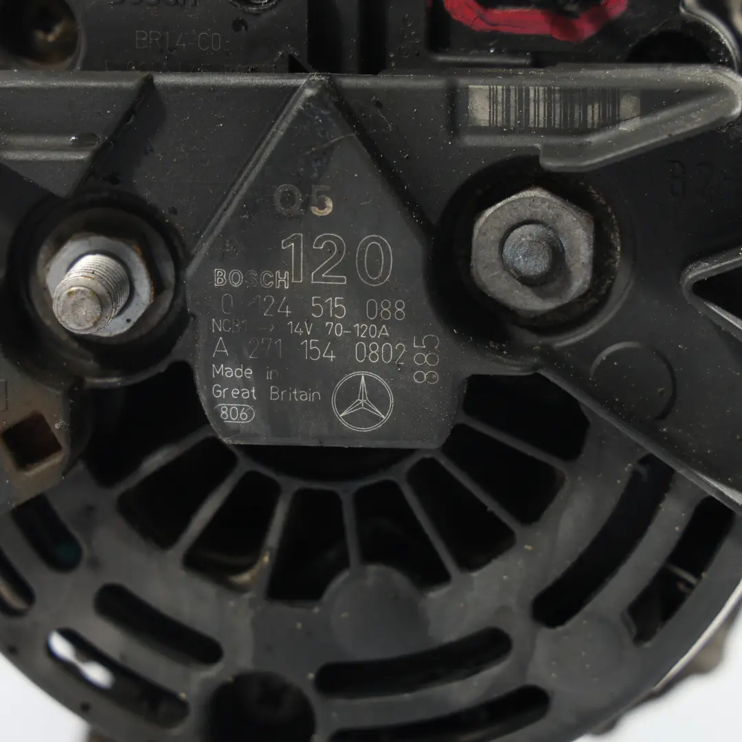 Mercedes W203 W211 C209 M271 Alternatore Motore Benzina - SKU A2711540802-1 - Numero di parte A2711540802