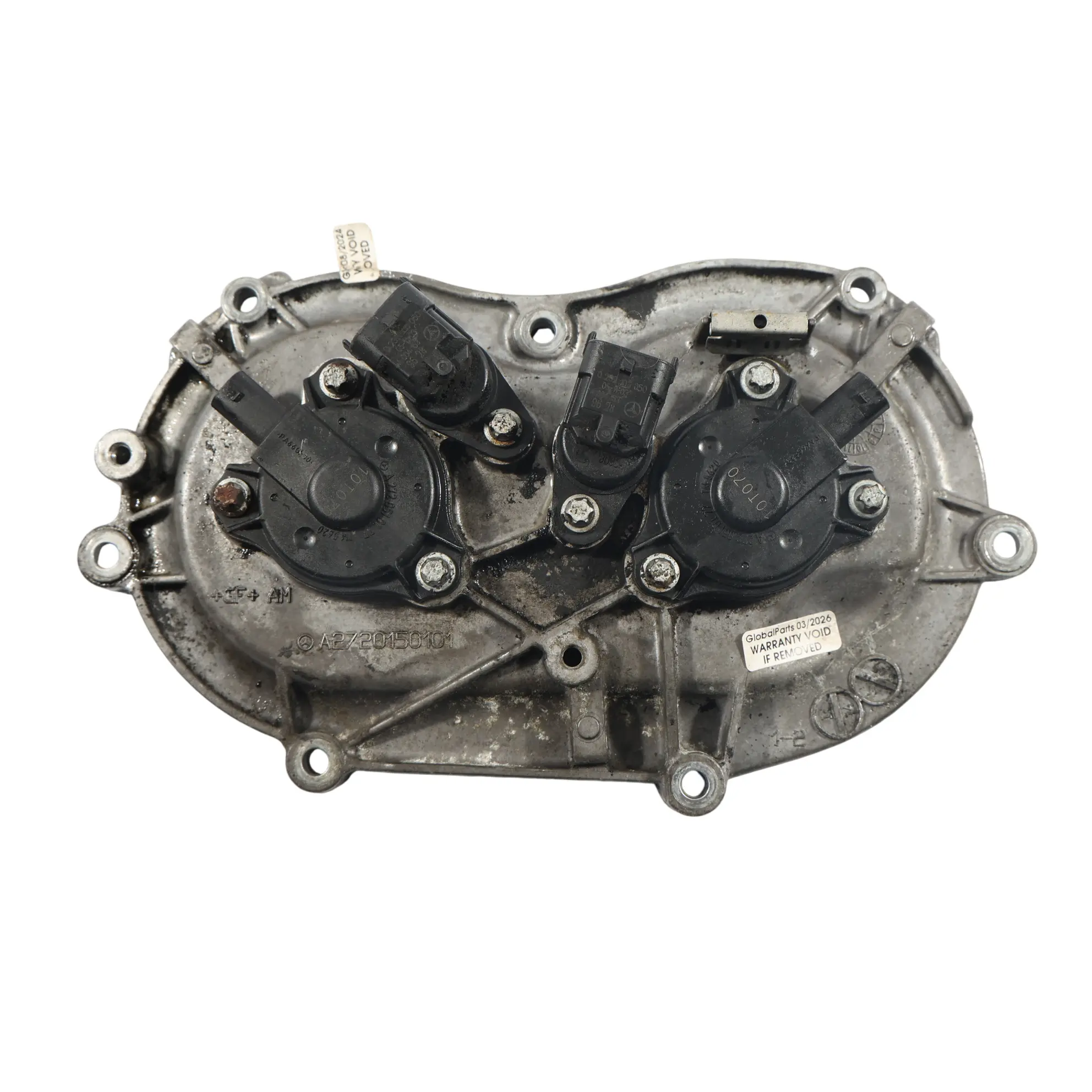 Mercedes W204 W221 Camshaft Timing Chain Cover Panel Right O/S M272 A2720150101