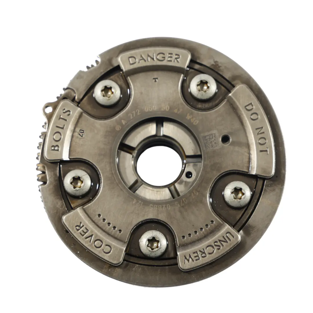 Exhaust Camshaft Positioner Adjuster Right O/S M272 to Mercedes R171 with Part number A2720505047 Mercedes R171 Exhaust Camshaft Positioner Adjuster Right O/S M272 - SKU A2720505047 - Part number A2720505047