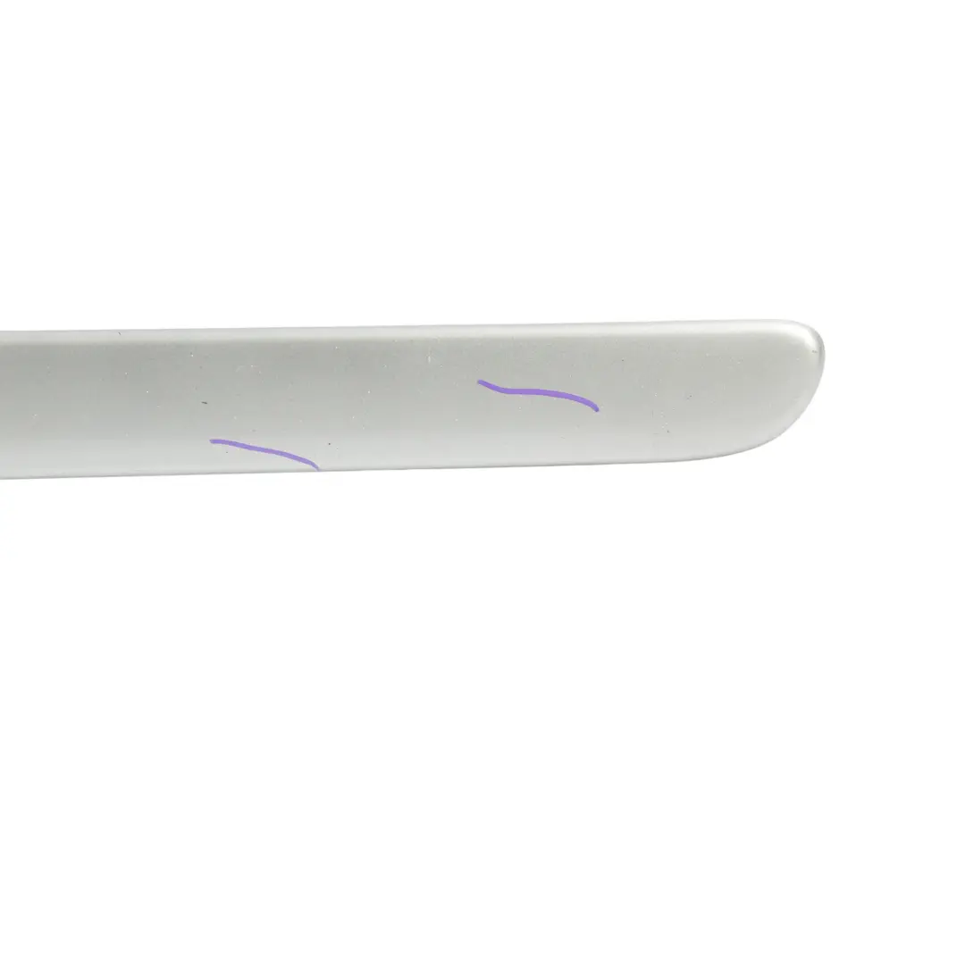 W414 Sliding Door Trim Moulding Left N/S Brilliant Silver - 9744 to Mercedes Vaneo with Part number A4146981085 Mercedes Vaneo W414 Sliding Door Trim Moulding Left N/S Brilliant Silver - 9744 - SKU A4146981085-BRS - Part number A4146981085