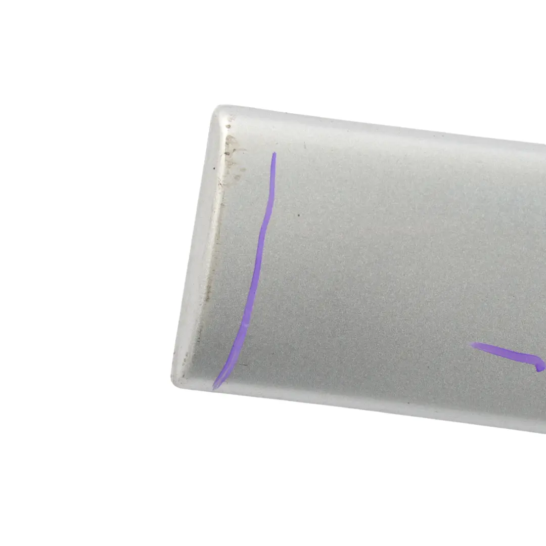 W414 Sliding Door Trim Moulding Left N/S Brilliant Silver - 9744 to Mercedes Vaneo with Part number A4146981085 Mercedes Vaneo W414 Sliding Door Trim Moulding Left N/S Brilliant Silver - 9744 - SKU A4146981085-BRS - Part number A4146981085