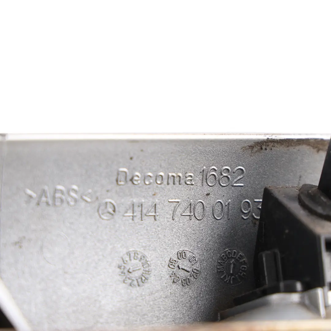 Mercedes Vaneo W414 Boot Tailgate Handle Strip Panel Brilliant Silver - 9744 - SKU A4147400193-BRS - Part number A4147400193