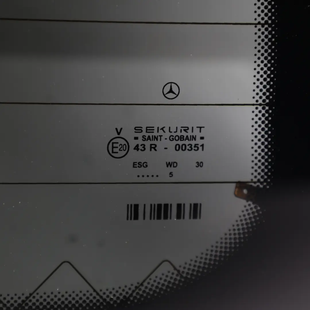 W414 Rear Window Tailgate Glass Glazing Tinted to Mercedes Vaneo with Part number A4147401357 Mercedes Vaneo W414 Rear Window Tailgate Glass Glazing Tinted - SKU A4147401357 - Part number A4147401357