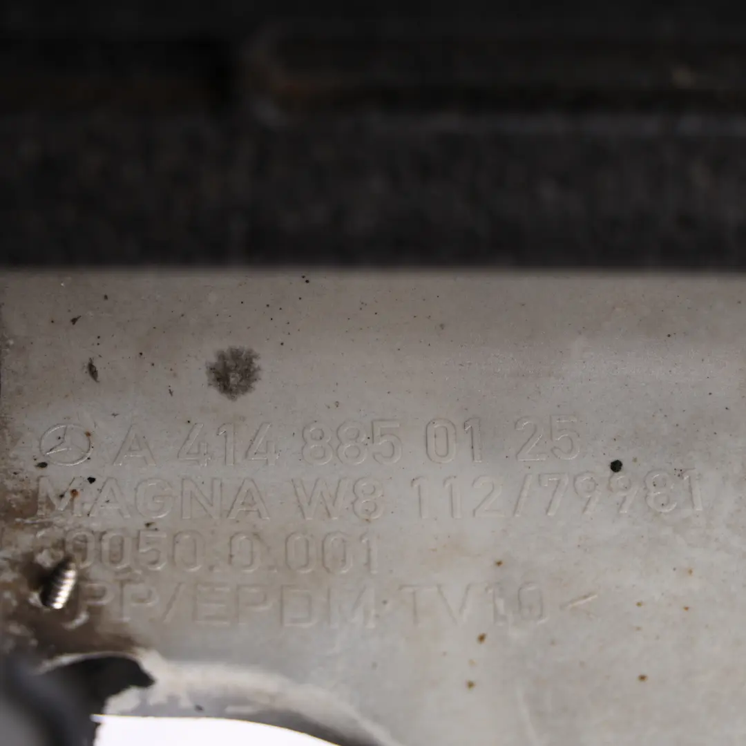 W414 Rear Bumper Cover Trim Left N/S Brilliant Silver 9744 to Mercedes with Part number A4148850125 Mercedes W414 Rear Bumper Cover Trim Left N/S Brilliant Silver 9744 - SKU A4148850125-BRS - Part number A4148850125