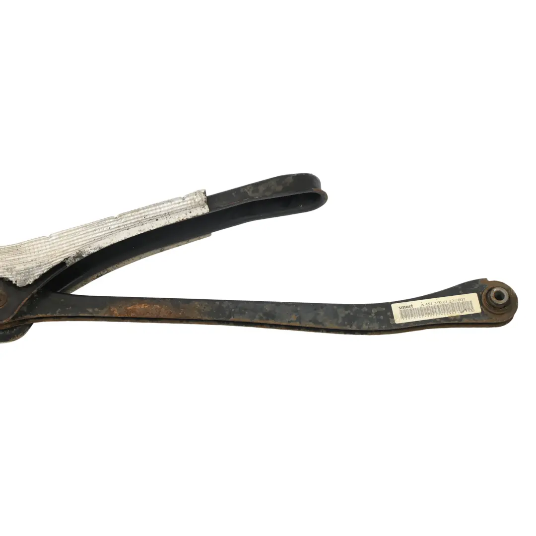 Axle Suspension Cross Member Stabilizing Arm to Smart Fortwo 451 Rear with Part number A4513100122 Smart Fortwo 451 Rear Axle Suspension Cross Member Stabilizing Arm - SKU A4513100122 - Part number A4513100122