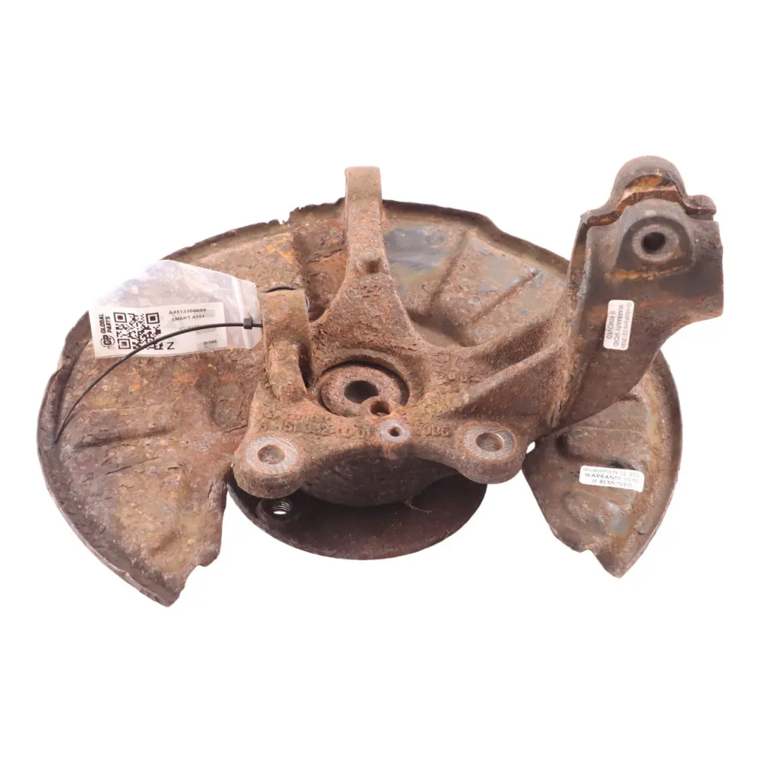 Knuckle Carrier Hub Axle Front Right O/S A4513320001 to Smart Fortwo 451 Wheel with Part number A4513300059 Smart Fortwo 451 Wheel Knuckle Carrier Hub Axle Front Right O/S A4513320001 - SKU A4513300059 - Part number A4513300059