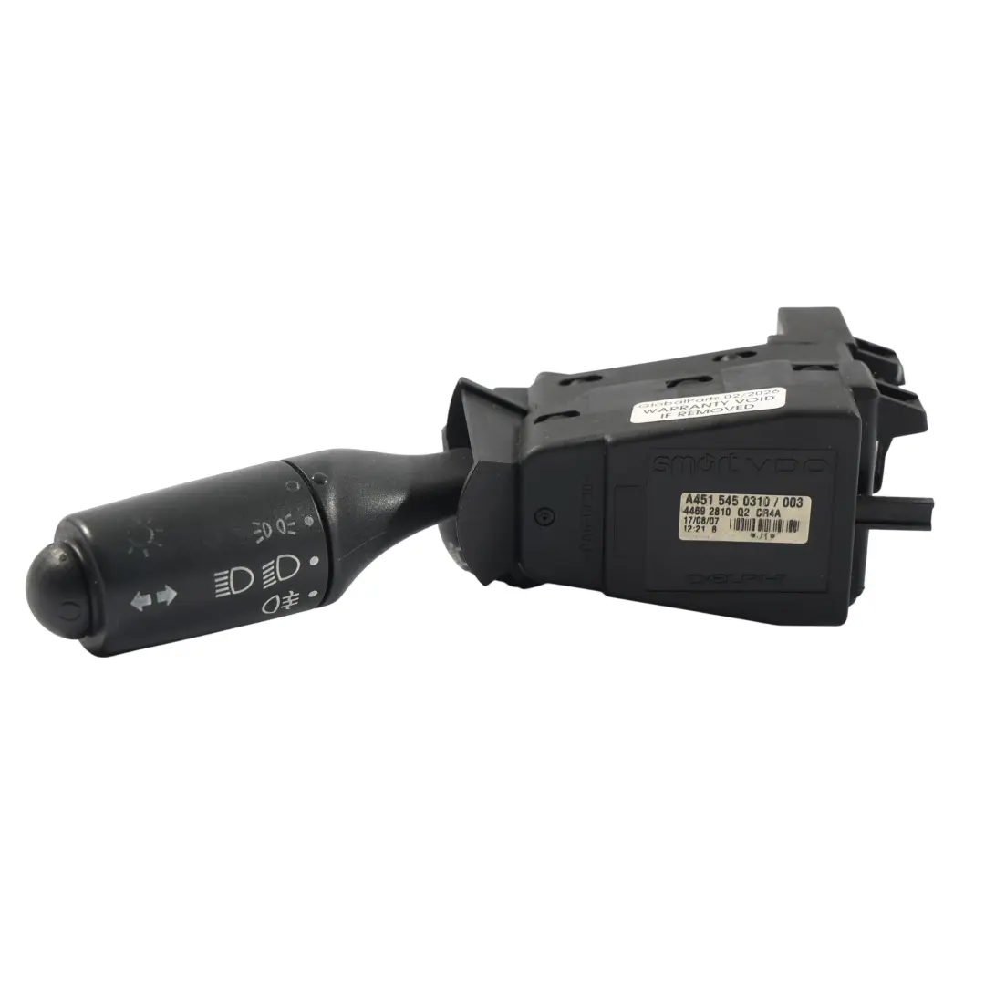 Przełącznik Świateł Kierunkowskazów do Smart Fortwo 451 o numerze A4515450310 Smart Fortwo 451 Przełącznik Świateł Kierunkowskazów - SKU A4515450310 - Numer Części A4515450310