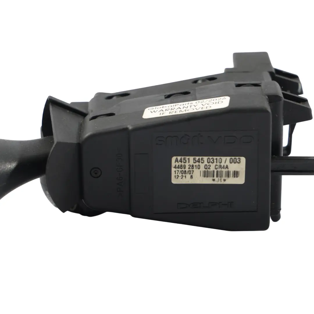 Smart Fortwo 451 Interruptor Cluster Indicador Faro Delantero Stalk - SKU A4515450310 - Número de pieza A4515450310