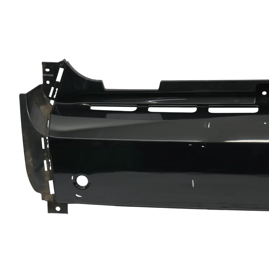 Bumper Centre Panel Upper Cover Jack Black - ECA to Smart Fortwo 451 Rear with Part number A4516470001 Smart Fortwo 451 Rear Bumper Centre Panel Upper Cover Jack Black - ECA - SKU A4516470001-BLAC - Part number A4516470001