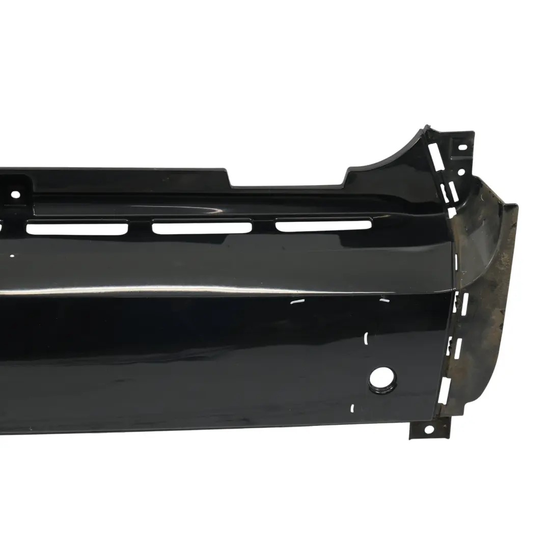 Bumper Centre Panel Upper Cover Jack Black - ECA to Smart Fortwo 451 Rear with Part number A4516470001 Smart Fortwo 451 Rear Bumper Centre Panel Upper Cover Jack Black - ECA - SKU A4516470001-BLAC - Part number A4516470001