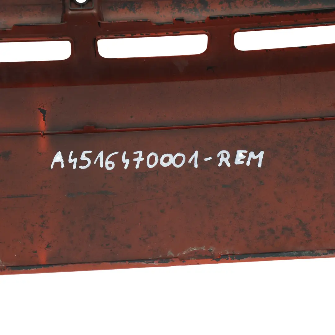 Smart Fortwo 451 Zderzak Tylny Osłona Górna Środkowa Czerwony Metalik - EAY - SKU A4516470001-REM - Numer Części A4516470001