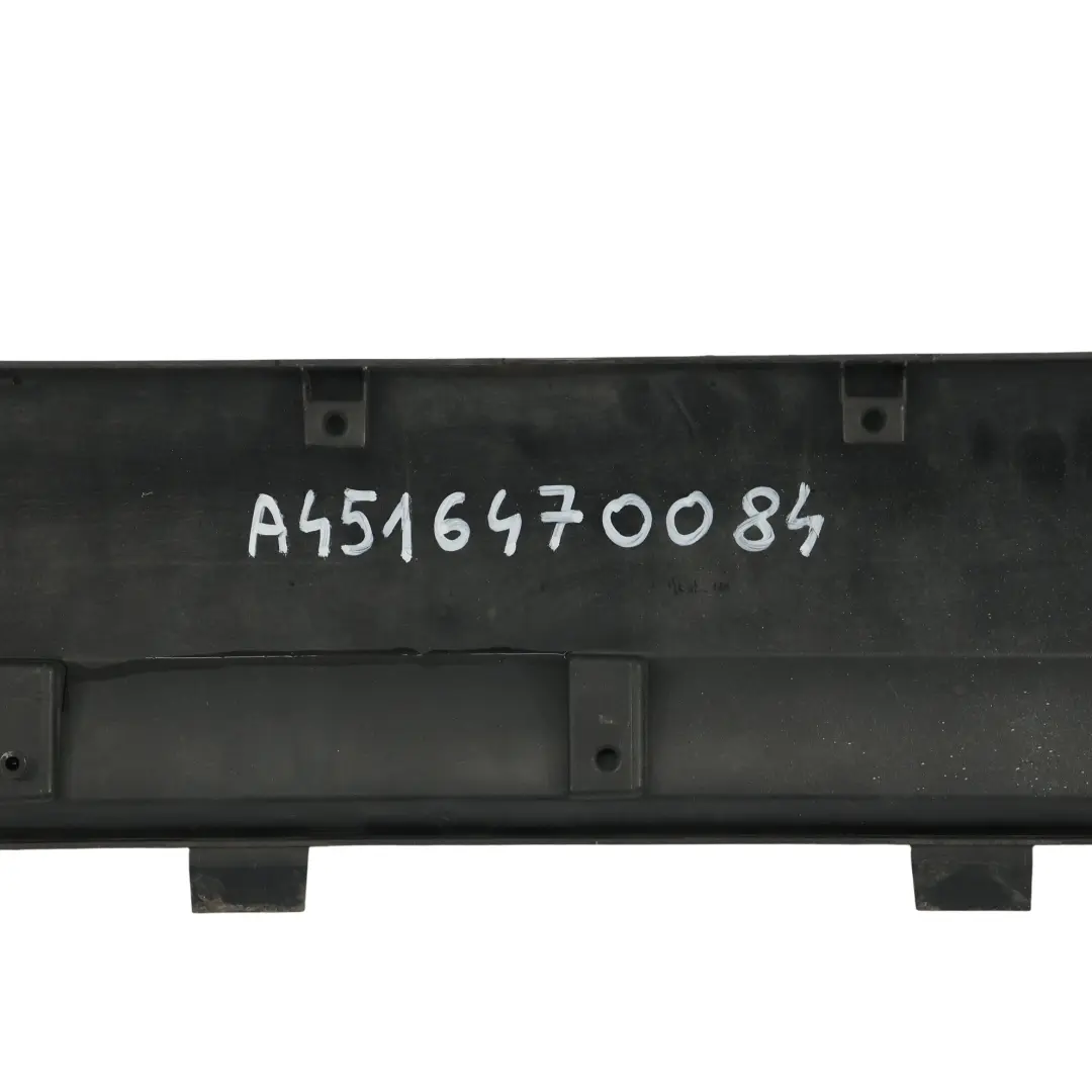 Smart Fortwo 451 Parachoques Trasero Inferior Difusor Central - SKU A4516470084 - Número de pieza A4516470084