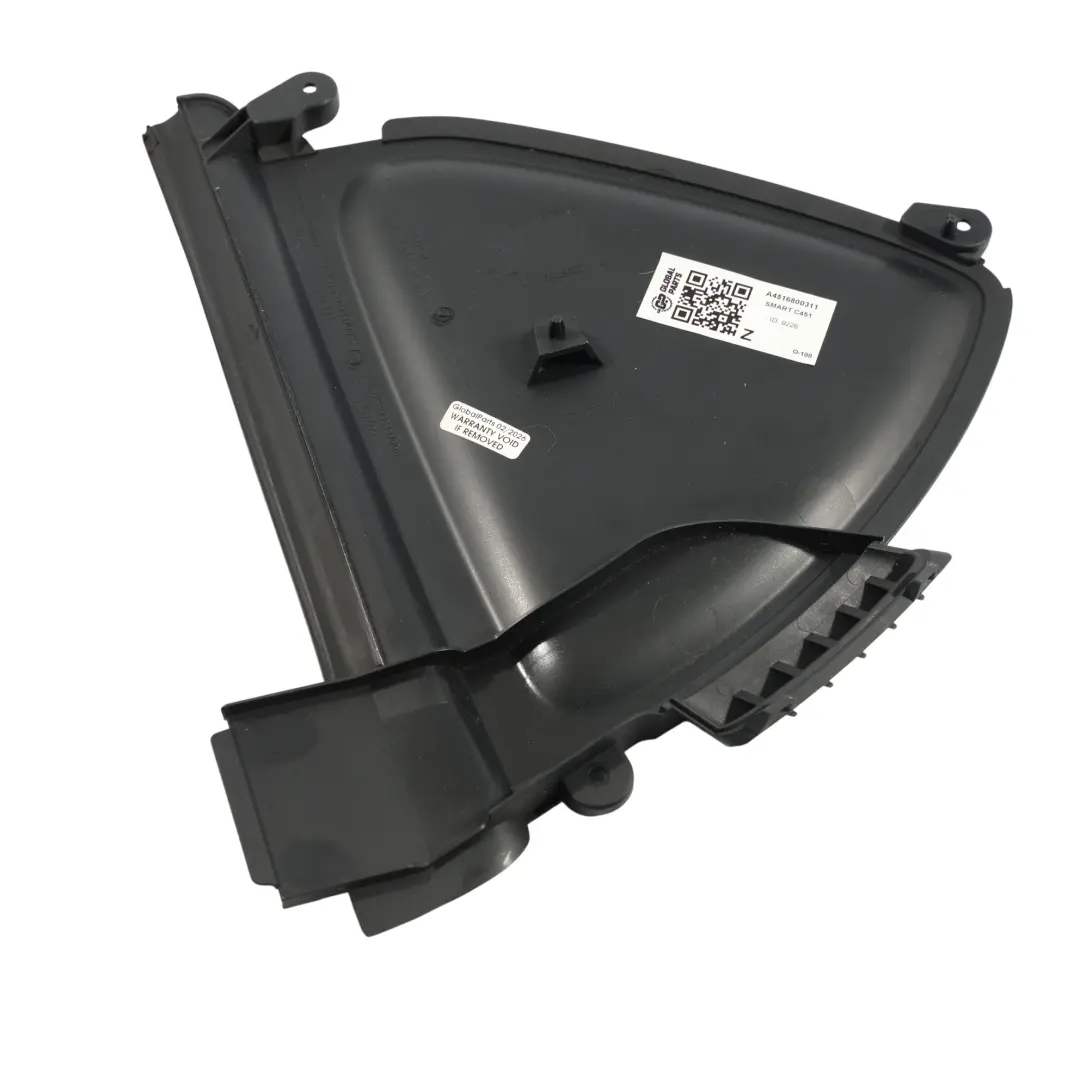 Smart Fortwo 451 Dashboard End Trim Cover Panel Left N/S Black - SKU A4516800311 - Part number A4516800311