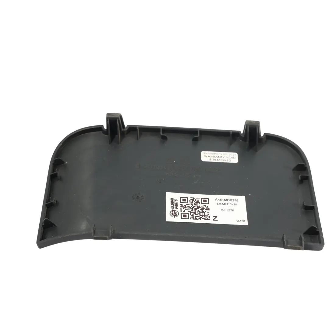 Smart 451 Stivale Posteriore Tronco Coperchio Interno Tappo Destro - SKU A4516910236 - Numero di parte A4516910236