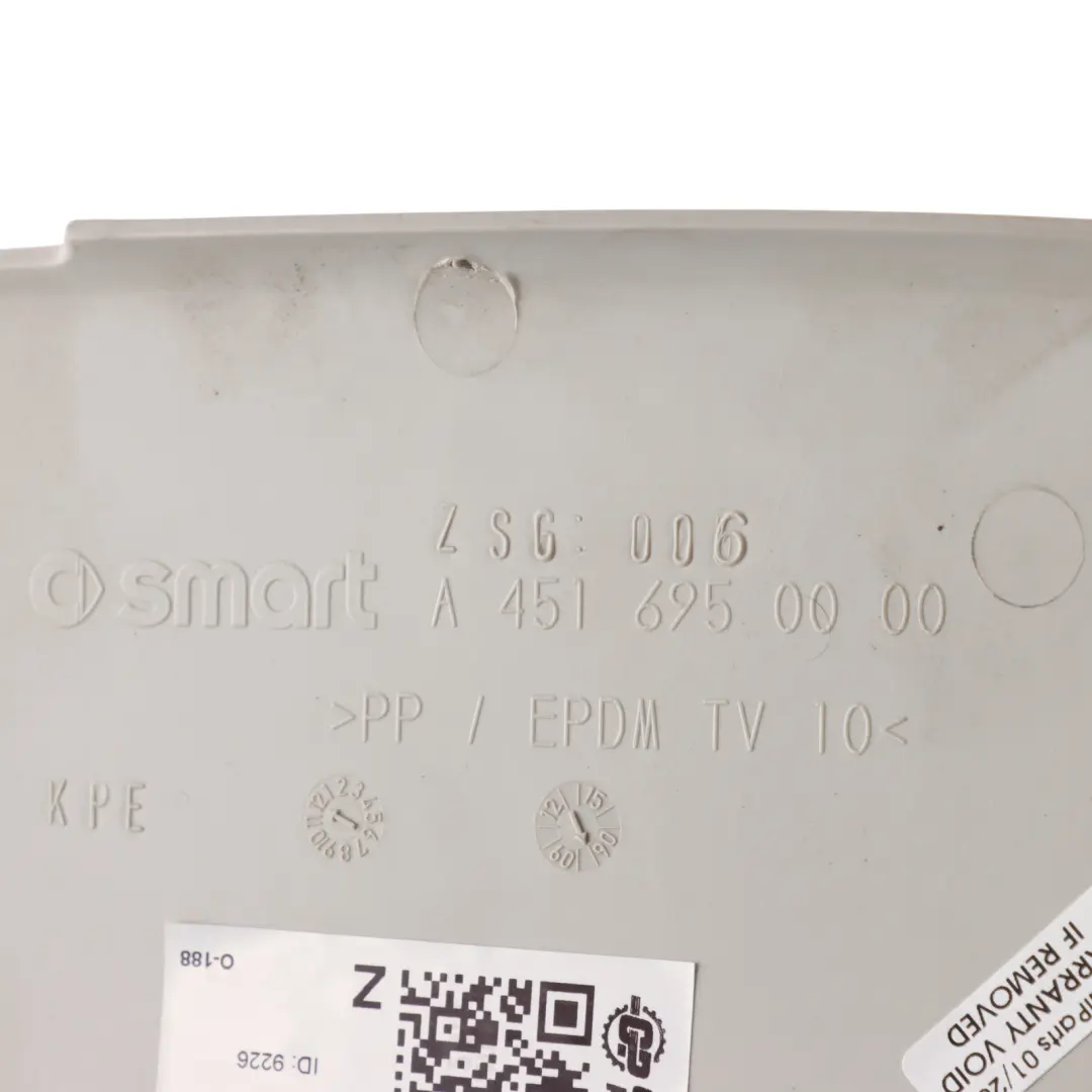 Smart C451 Plastic Roof Headliner Trim Cover Surround Panel - SKU A4516950000 - Part number A4516950000