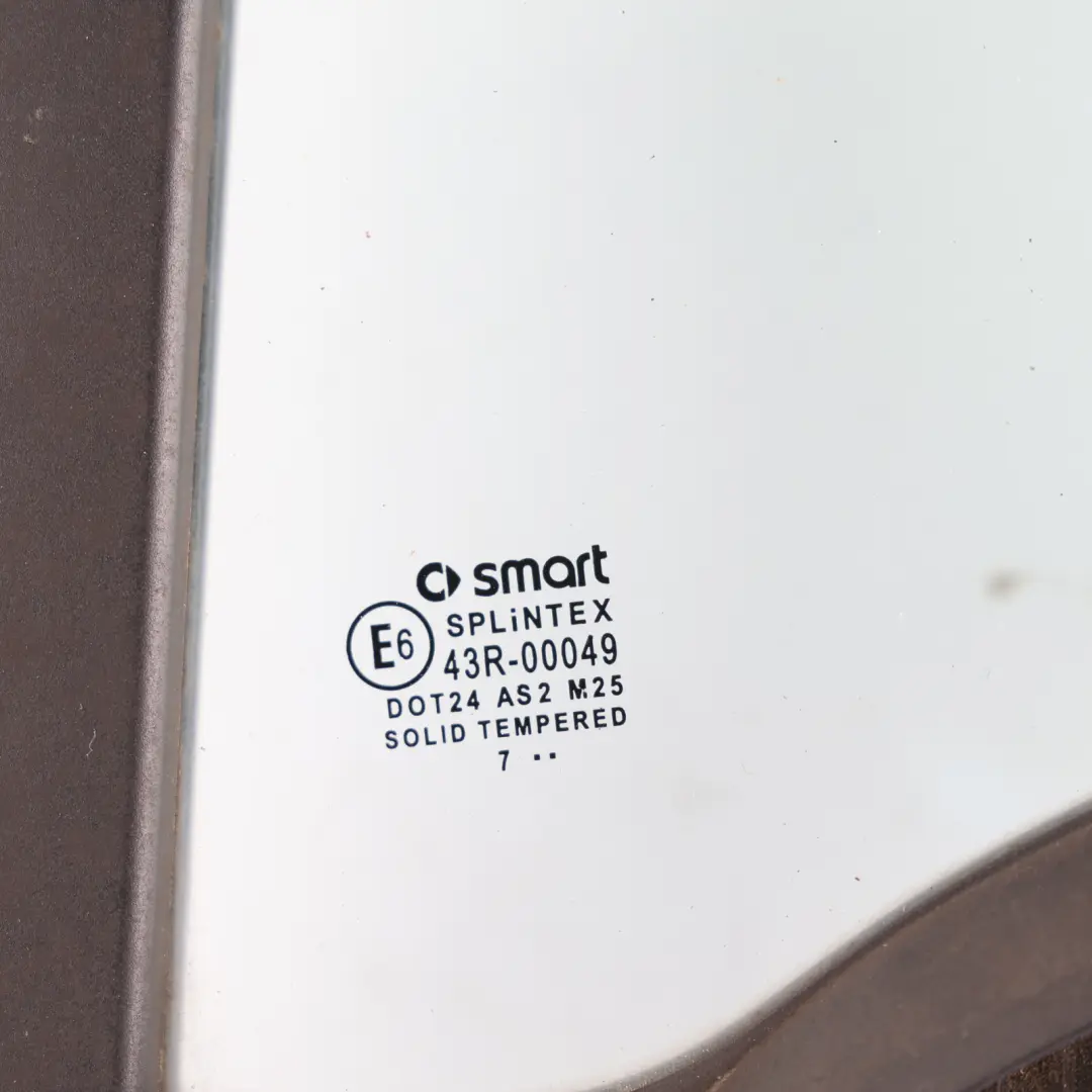 Side Window Quarter Glass Left N/S to Smart 451 Fortwo with Part number A4517200157 Smart 451 Fortwo Side Window Quarter Glass Left N/S - SKU A4517200157 - Part number A4517200157