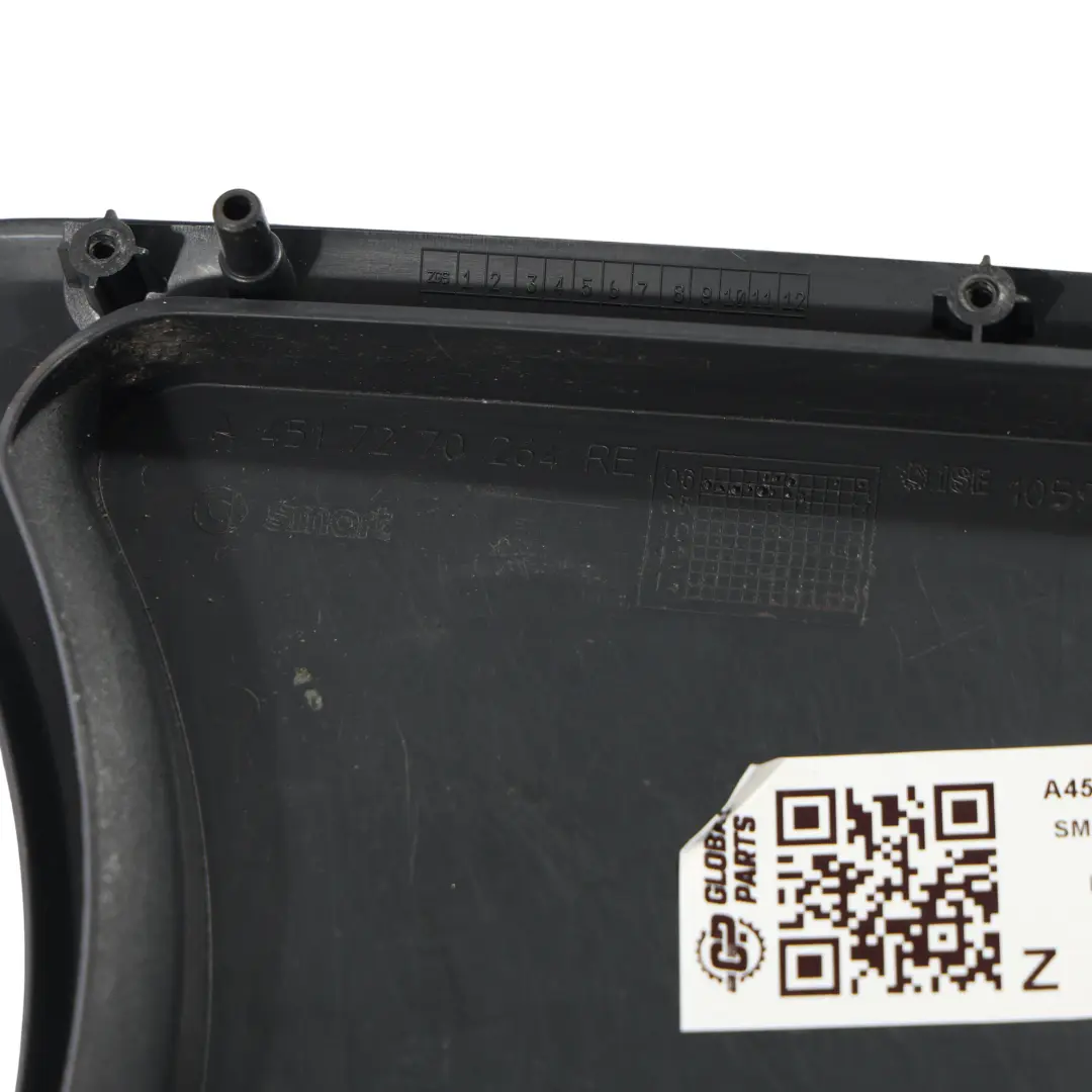 Smart Fortwo 451 Osłona Panel Plastik Boczek Drzwi Prawy Przód - SKU A4517270264 - Numer Części A4517270264