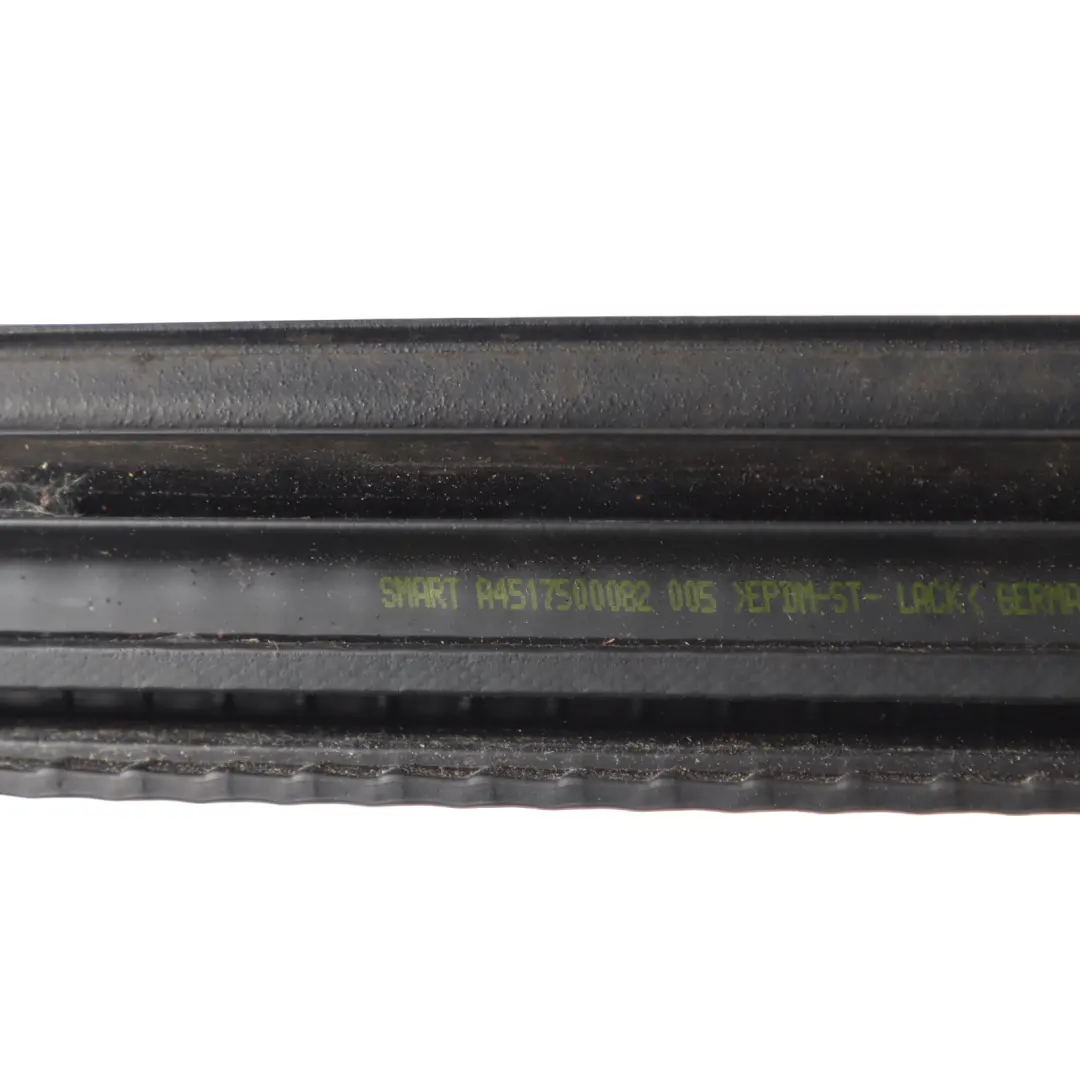 Smart C451 Rear Boot Lid Tailgate Lower Trim Seal Cover Black - SKU A4517500082 - Part number A4517500082