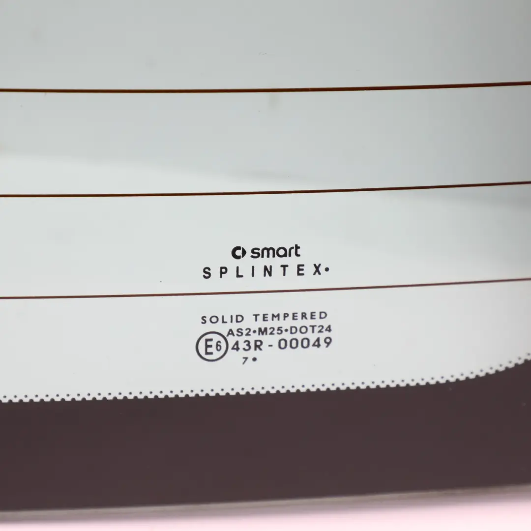 C451 Rear Window Glass Boot Trunk Tailgate Window Glazing AS2 Green to Smart Fortwo with Part number A4517540075 Smart Fortwo C451 Rear Window Glass Boot Trunk Tailgate Window Glazing AS2 Green - SKU A4517540075 - Part number A4517540075