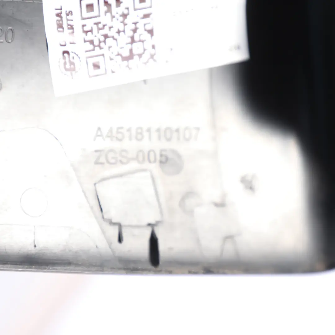 Wing Mirror Cover Cap Trim Panel Left N/S to Smart 451 with Part number A4518110107 Smart 451 Wing Mirror Cover Cap Trim Panel Left N/S - SKU A4518110107-PRIM - Part number A4518110107