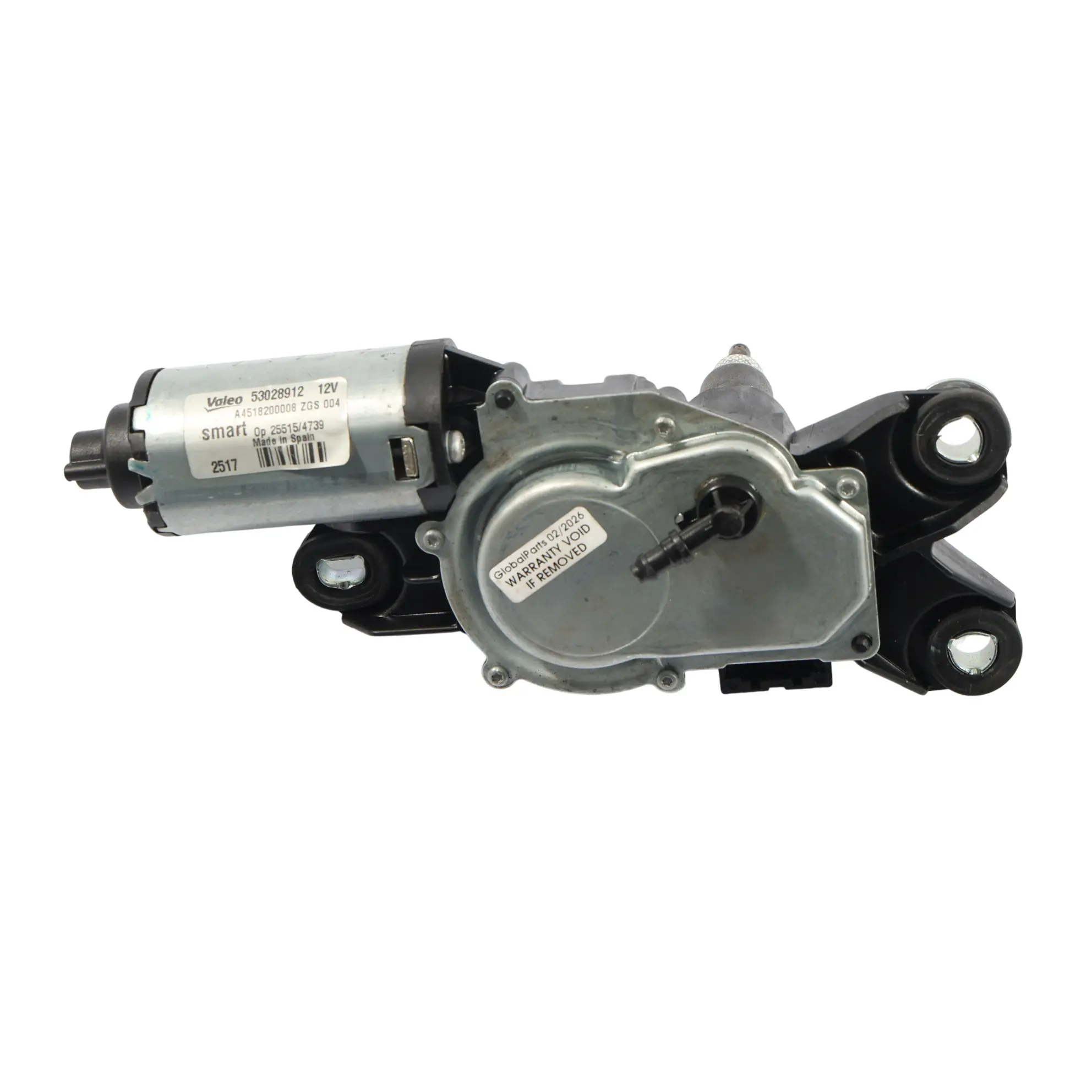 Smart Fortwo 451 Window Tailgate Rear Wiper Motor Drive Unit 12V A4518200008