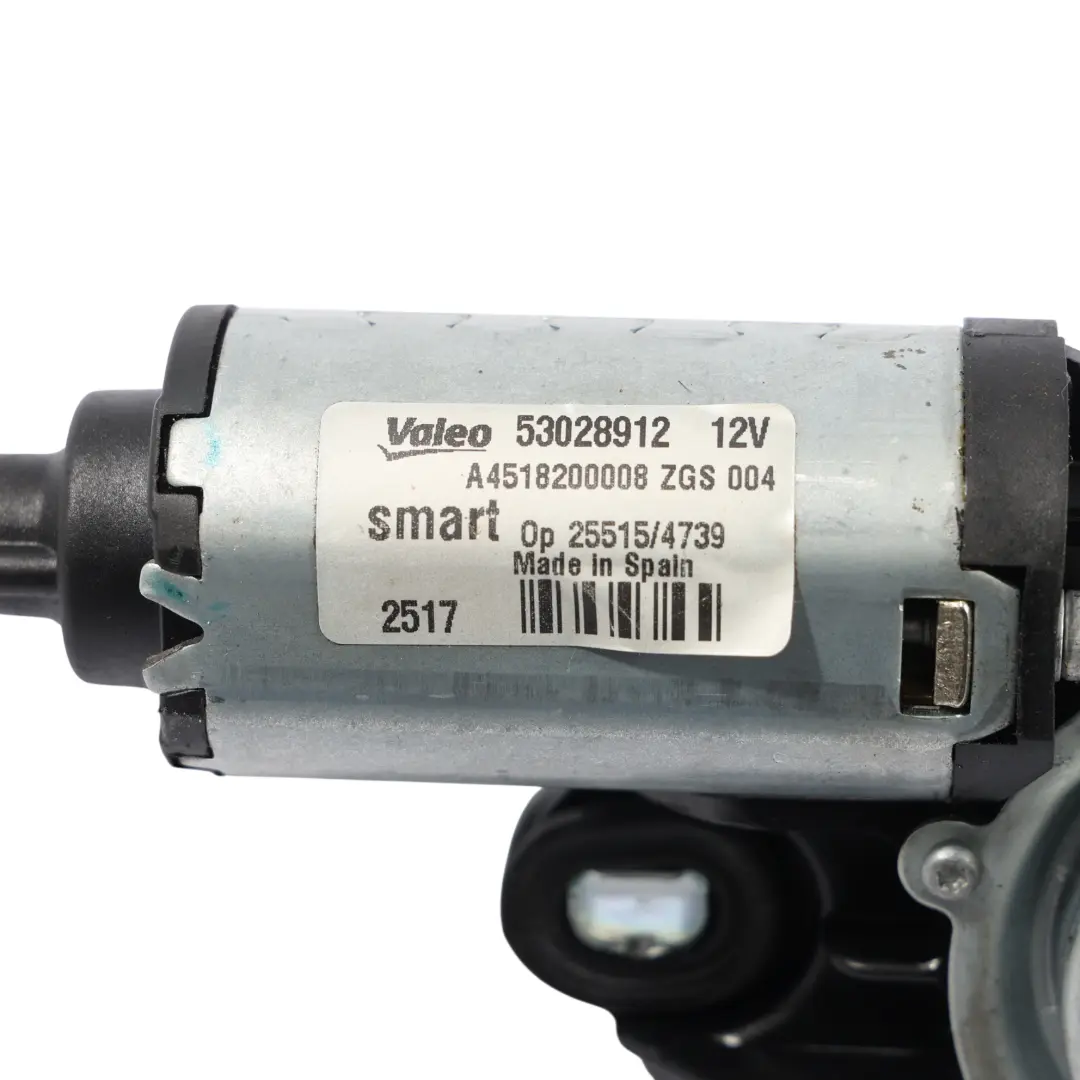 Smart Fortwo 451 Silniczek Wycieraczki Tył Tylny 12V - SKU A4518200008 - Numer Części A4518200008