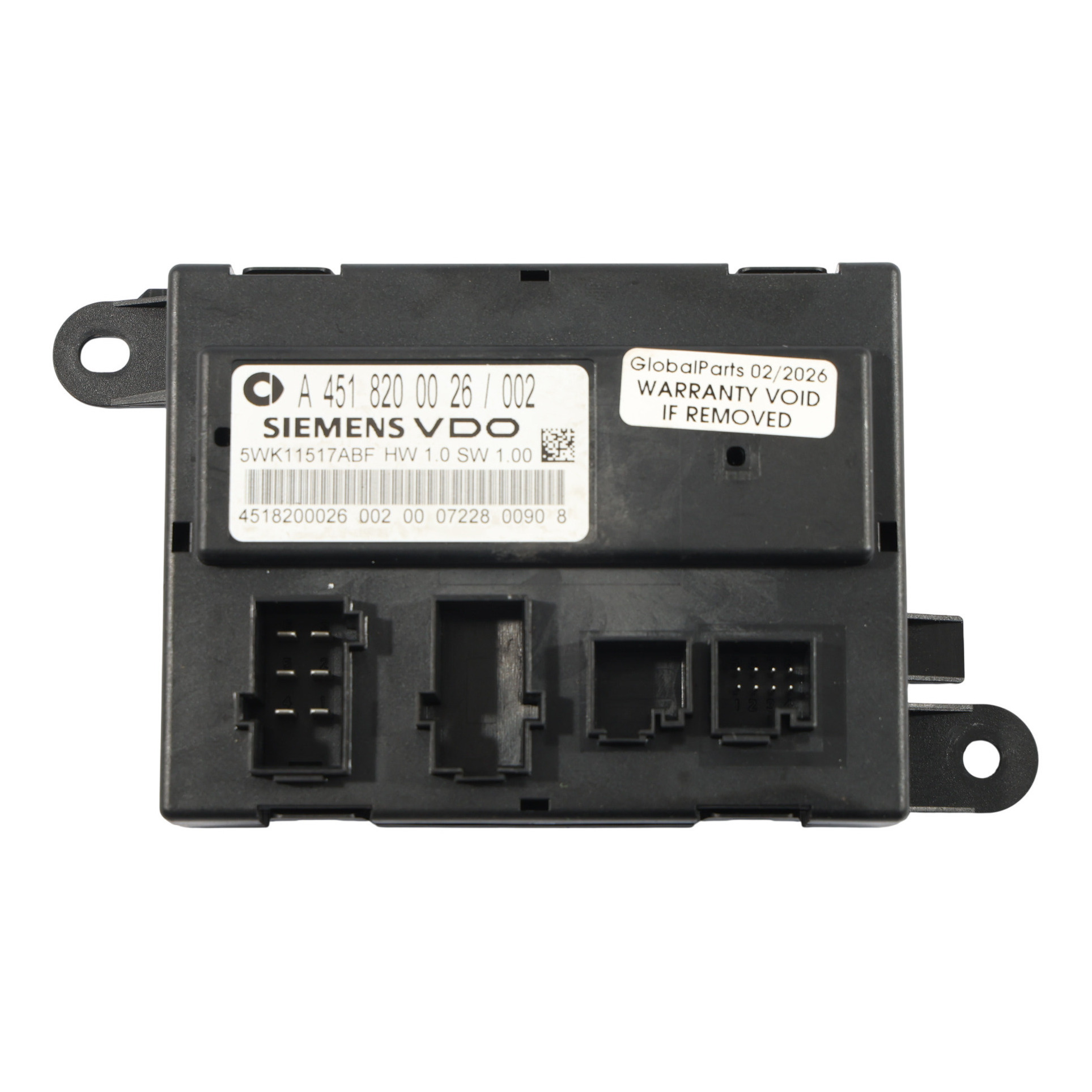 Smart 451 Door Central Locking Module Control Unit ECU A4518200026
