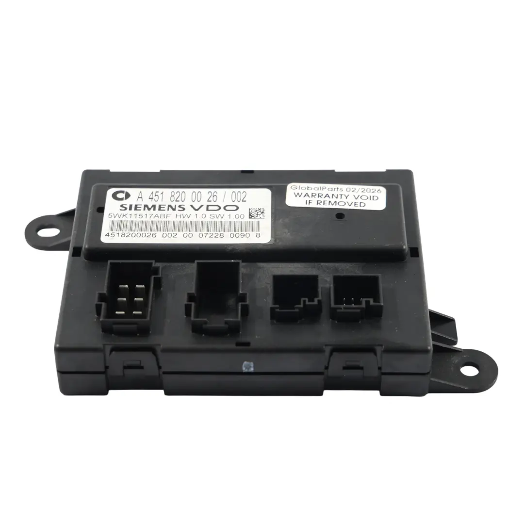 Moduł Sterownik Drzwi BSI do Smart 451 o numerze A4518200026 Smart 451 Moduł Sterownik Drzwi BSI - SKU A4518200026 - Numer Części A4518200026