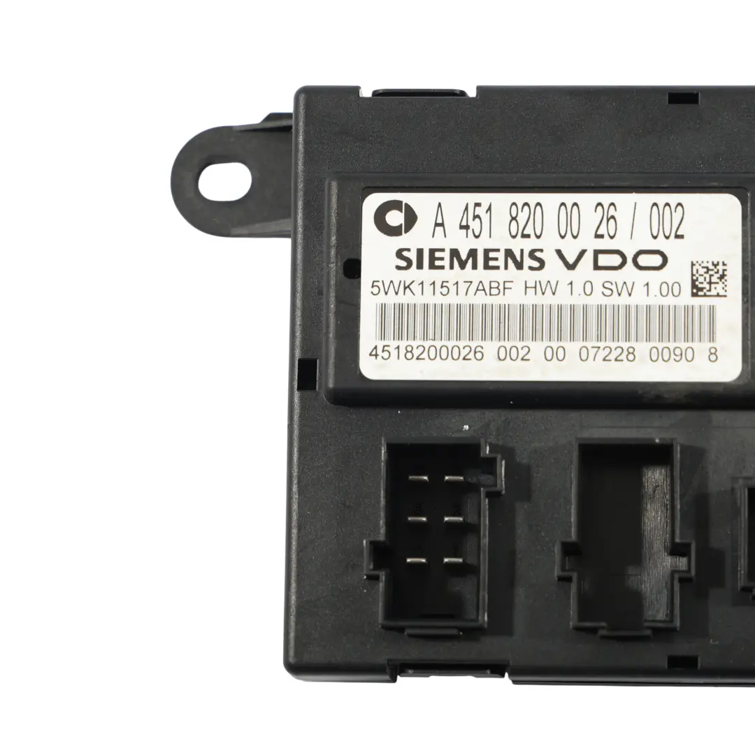 Moduł Sterownik Drzwi BSI do Smart 451 o numerze A4518200026 Smart 451 Moduł Sterownik Drzwi BSI - SKU A4518200026 - Numer Części A4518200026