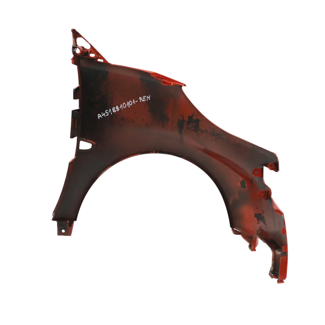 Smart Fortwo 451 Seitenteil Kotflügel Vorne Links Rot Metallic - EAY - SKU A4518810101-REM - Teilenummer A4518810101