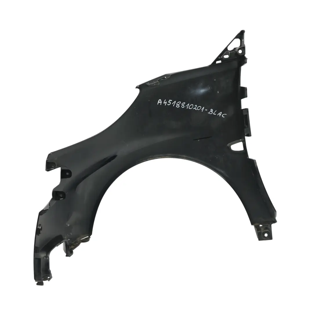 Smart Fortwo 451 Side Panel Wing Fender Front Right O/S Jack Black - ECA - SKU A4518810201-BLAC - Part number A4518810201