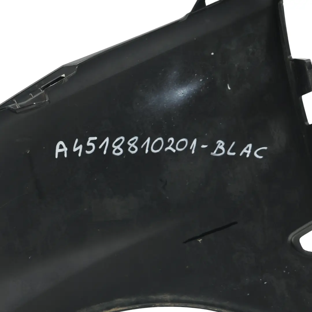 Smart Fortwo 451 Panel Lateral Guardabarros Delantero Derecho Jack Black - ECA - SKU A4518810201-BLAC - Número de pieza A4518810201