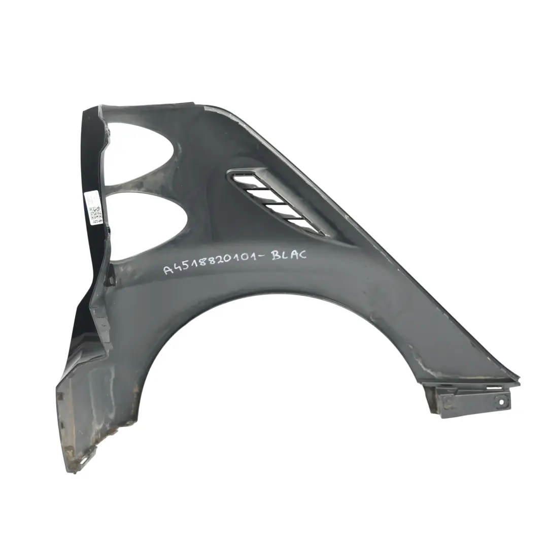 Smart Fortwo 451 Side Panel Wing Fender Rear Left N/S Jack Black - ECA - SKU A4518820101-BLAC - Part number A4518820101