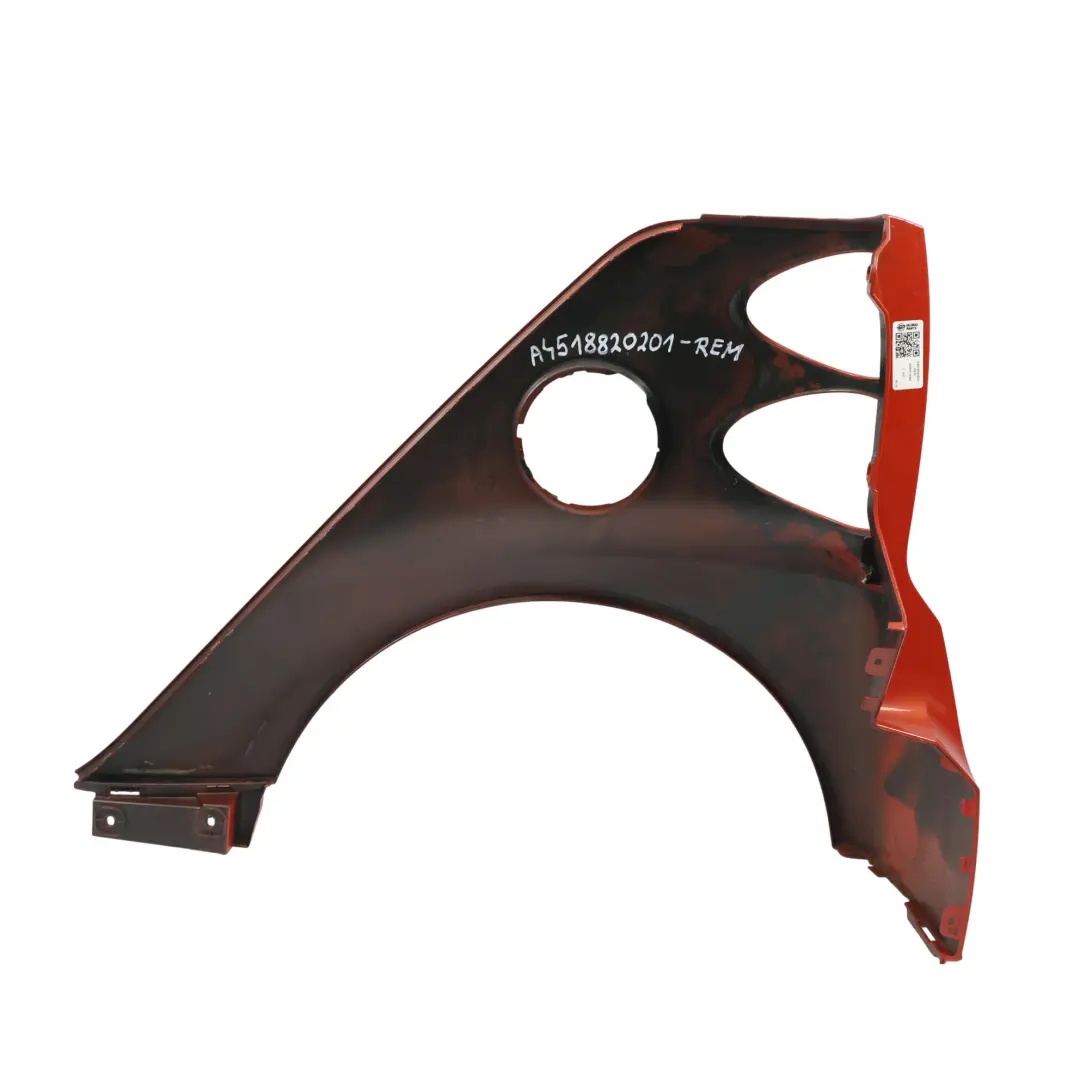Smart Fortwo 451 Side Panel Wing Fender Rear Right O/S Red Metallic - EAY - SKU A4518820201-REM - Part number A4518820201