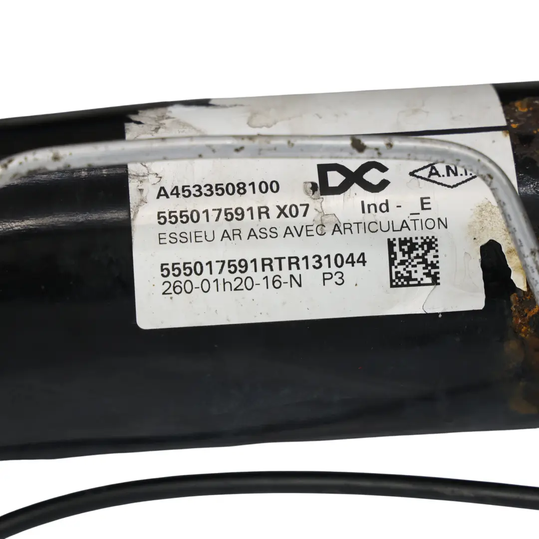 Kołyska Sanki Wózek Wspornik Belka Tylnej Osi do Smart Fortwo 453 o numerze A4533508100 Smart Fortwo 453 Kołyska Sanki Wózek Wspornik Belka Tylnej Osi - SKU A4533508100 - Numer Części A4533508100