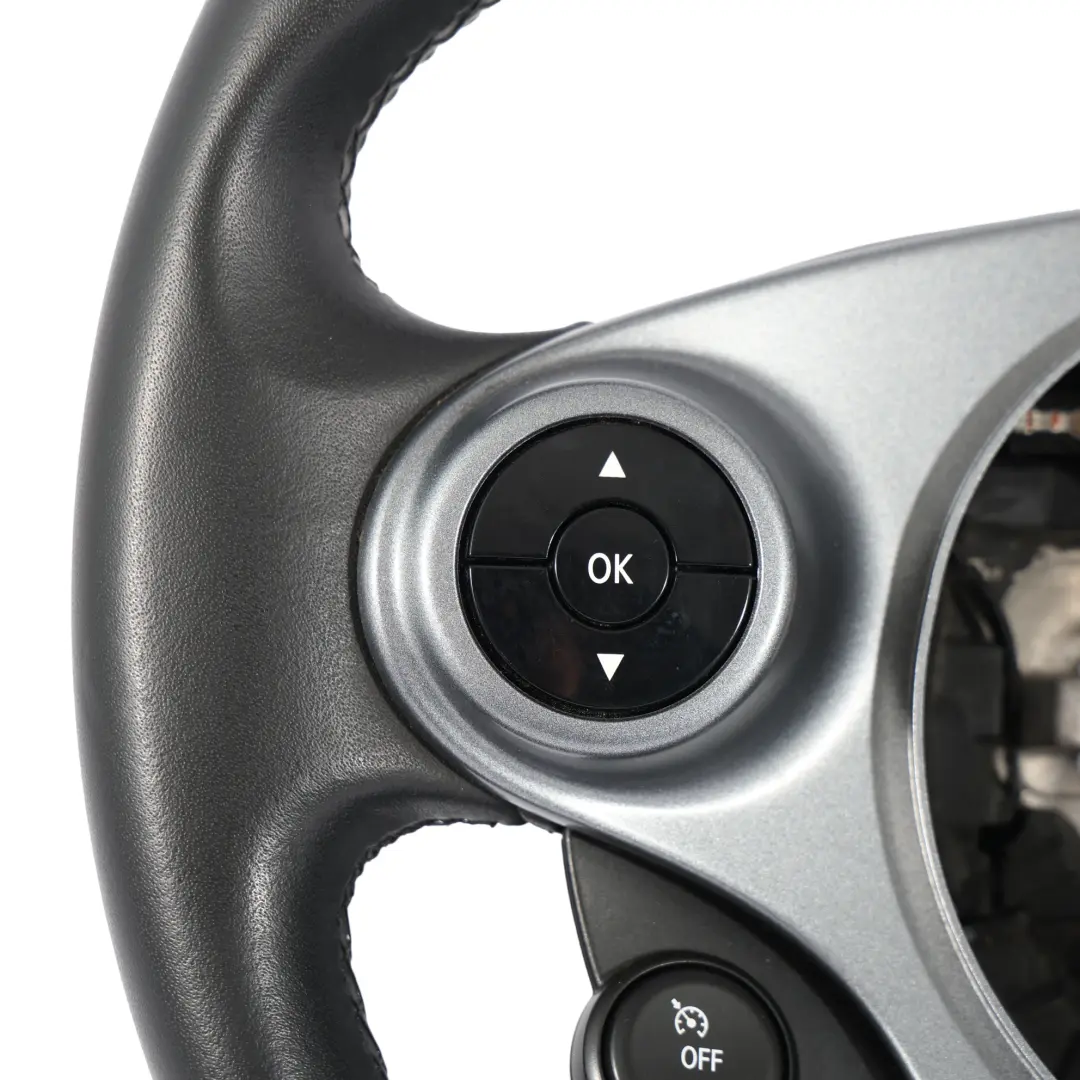 SMART FORFOUR 453 W453 Steering Wheel Black Leather Multifunction - SKU A4534603500 - Part number A4534603500