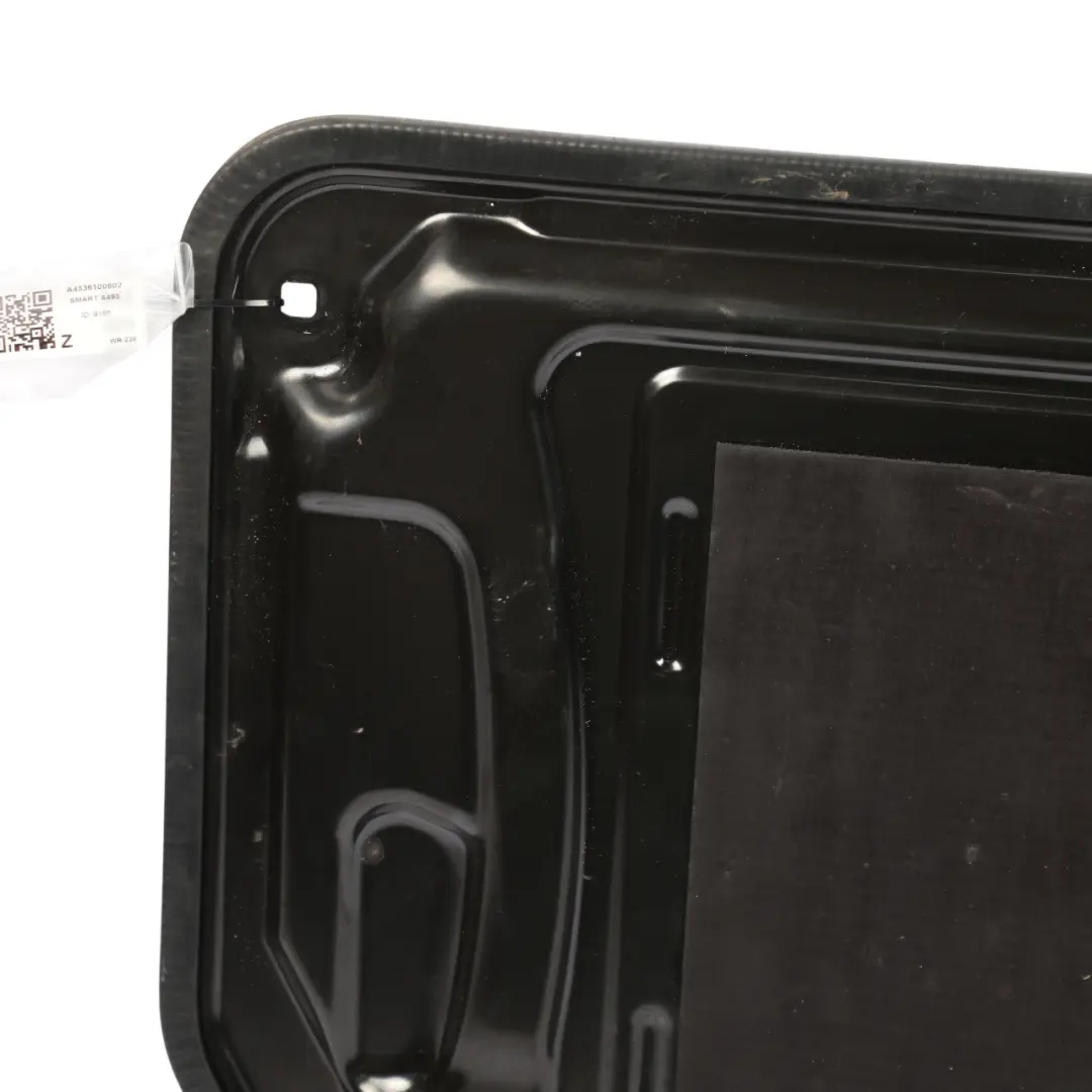 Boot Floor Engine Cover Panel Trim to Smart Fortwo 453 with Part number A4536100802 Smart Fortwo 453 Boot Floor Engine Cover Panel Trim - SKU A4536100802 - Part number A4536100802