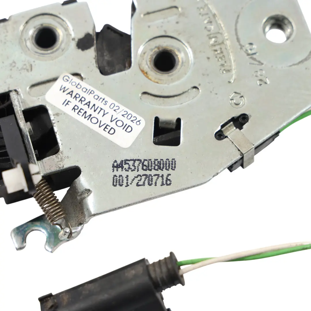 A453 Heckklappen Verriegelung Aktuator Catch Right für Smart Fortwo mit Teilenummer A4537608000 Smart Fortwo A453 Heckklappen Verriegelung Aktuator Catch Right - SKU A4537608000 - Teilenummer A4537608000