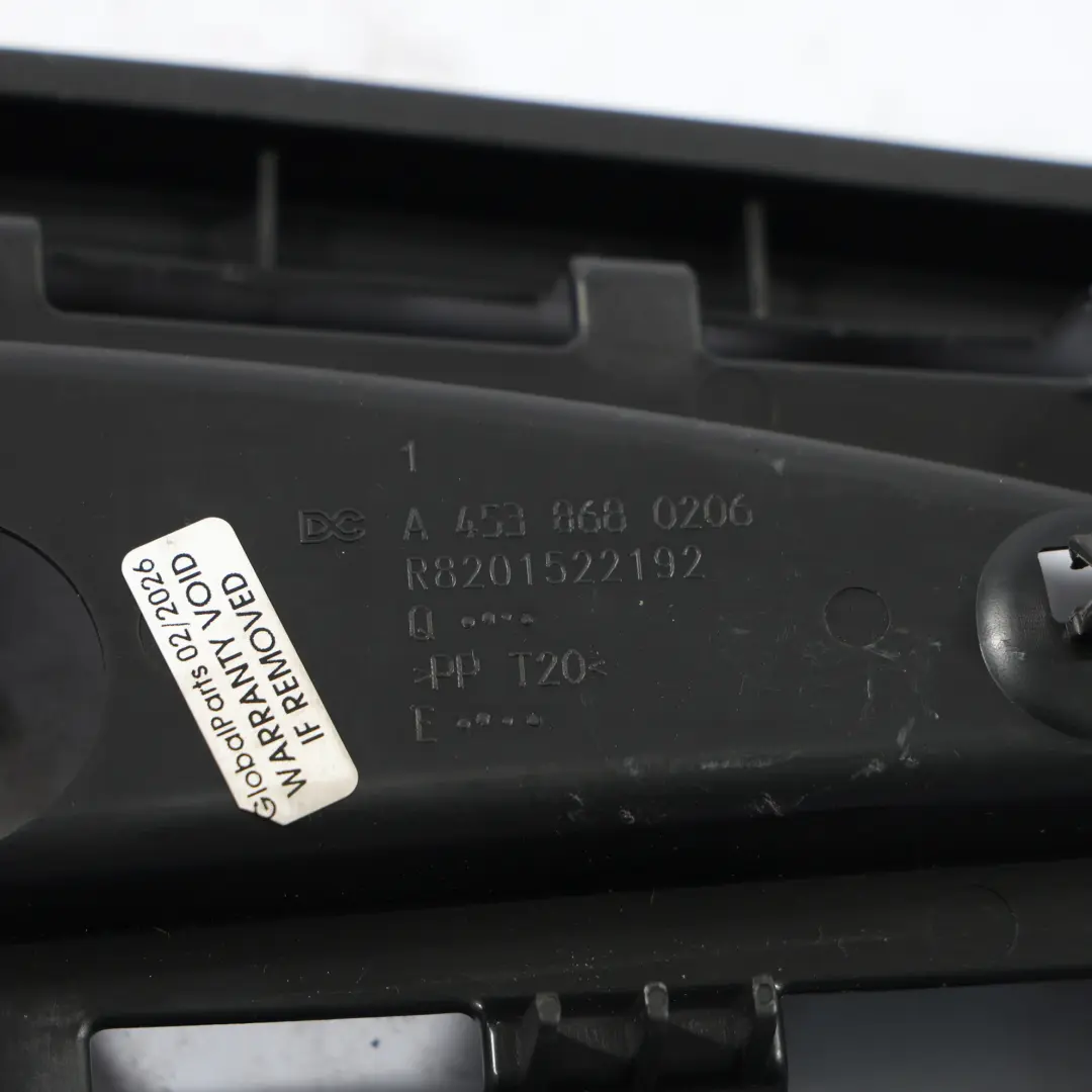 A453 Side Airbag Bracket Mount Cover Front Right O/S to Smart Fortwo with Part number A4538680206 Smart Fortwo A453 Side Airbag Bracket Mount Cover Front Right O/S - SKU A4538680206 - Part number A4538680206