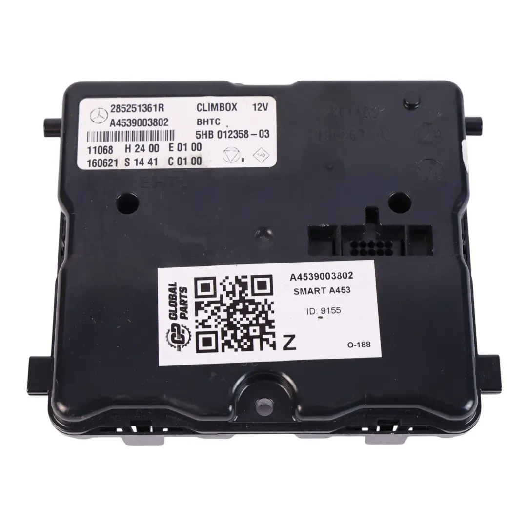 Smart 453 Fortwo Aire Acondicionado Calentador Climatizador - SKU A4539003802 - Número de pieza A4539003802