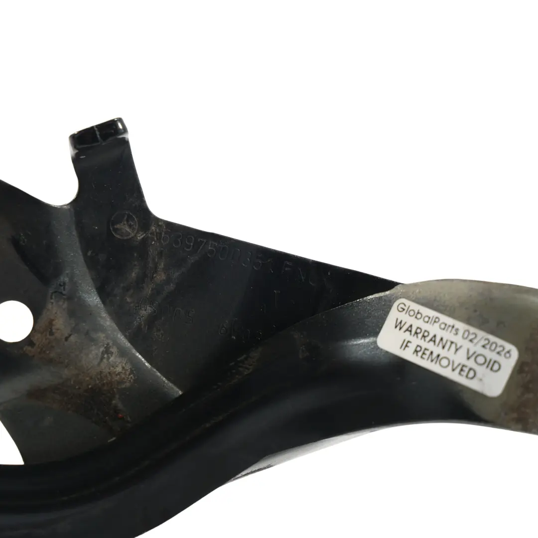 Mercedes Vito W639 Motorhauben Scharnier Rechts Carbon Schwarz - 040 - SKU A6397500351-CBL - Teilenummer A6397500351