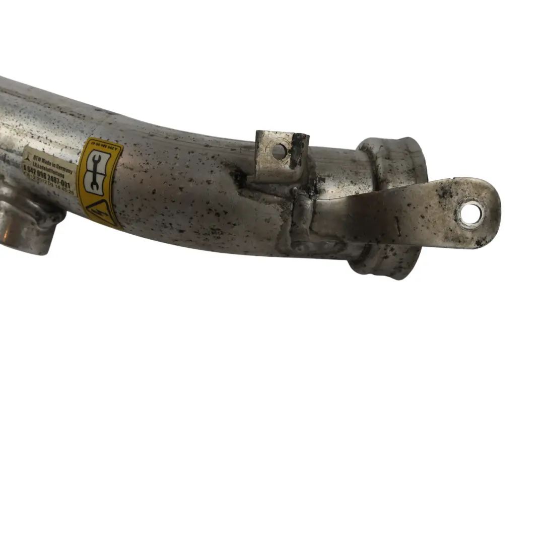 Mercedes A207 W251 W212 Turbocharger Pipe Tube Air Charge Hose OM642 - SKU A6420982407 - Part number A6420982407