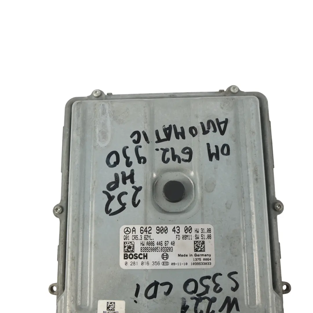 Mercedes W221 Sterownik Silnika ECU - SKU A6429004300 - Numer Części A6429004300