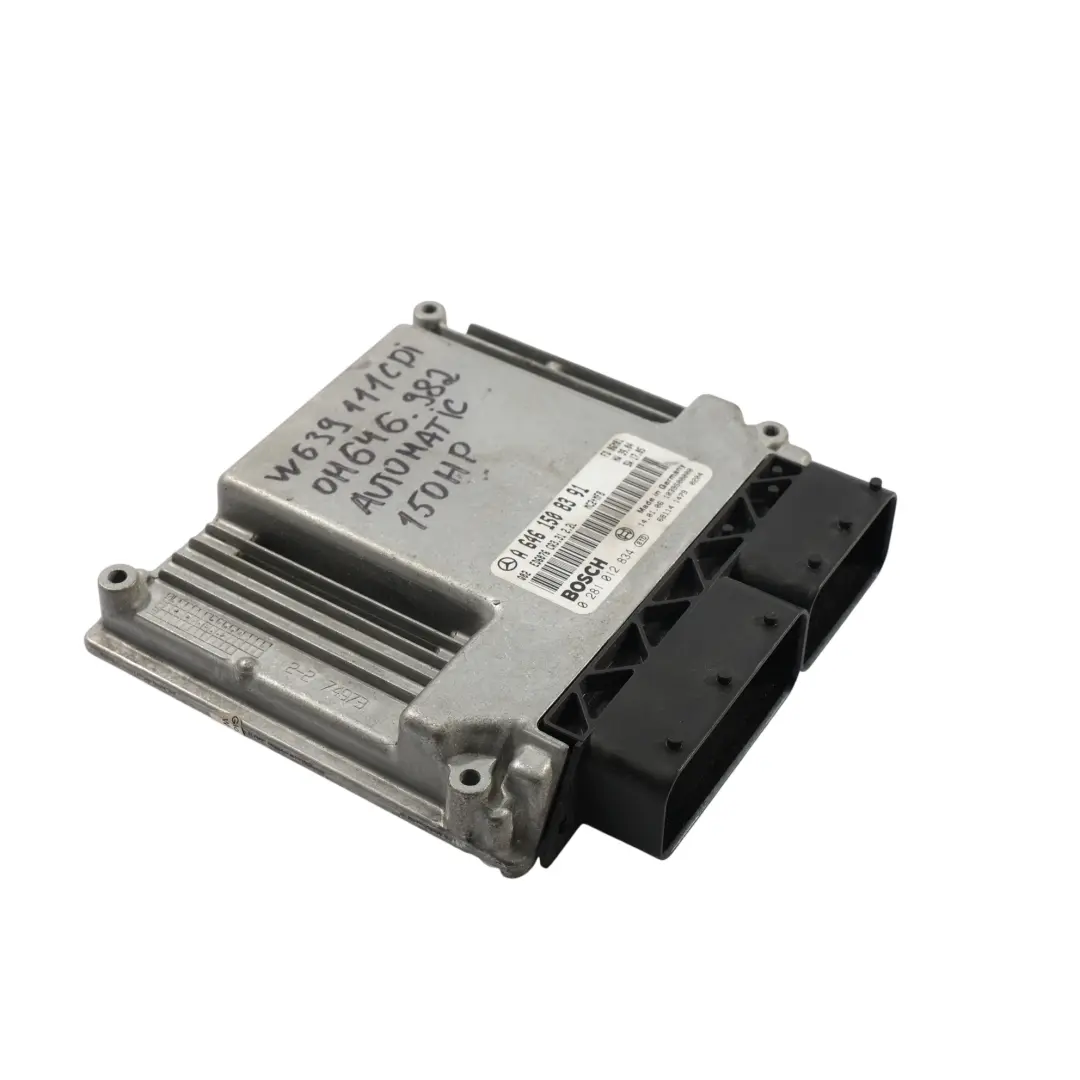 111CDI OM646 109HP Motor Control ECU Kit Automático para Mercedes W639 con número de pieza A6461508391 Mercedes W639 111CDI OM646 109HP Motor Control ECU Kit Automático - SKU A6461508391-1 - Número de pieza A6461508391
