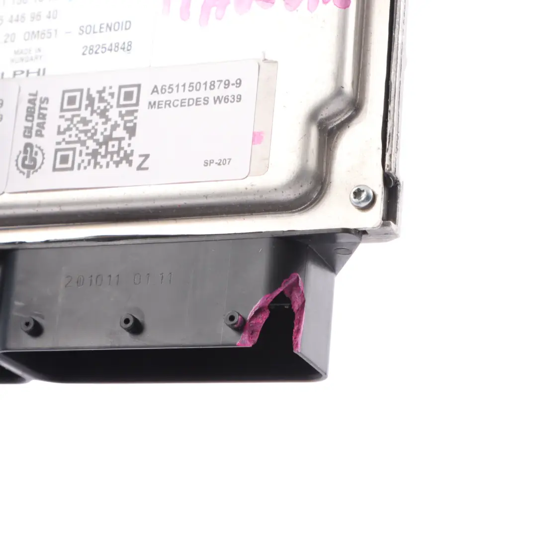 OM651.940 113 CDI 136HP Engine Unit Module ECU Manual to Mercedes W639 with Part number A6511501879 Mercedes W639 OM651.940 113 CDI 136HP Engine Unit Module ECU Manual - SKU A6511501879-9 - Part number A6511501879