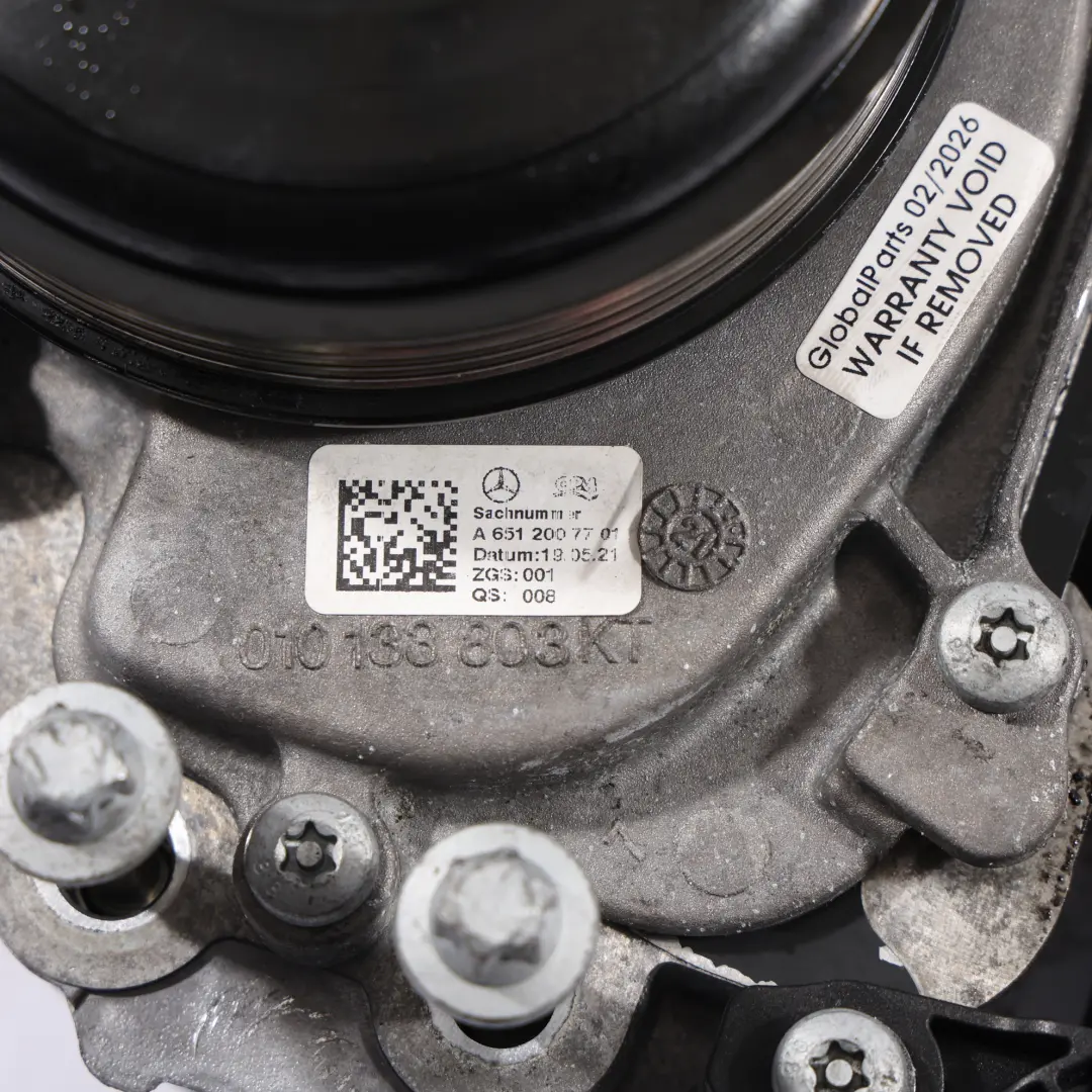 Mercedes W212 OM651 Diesel Bomba De Agua Circulación De Refrigerante - SKU A6512007701-4 - Número de pieza A6512007701